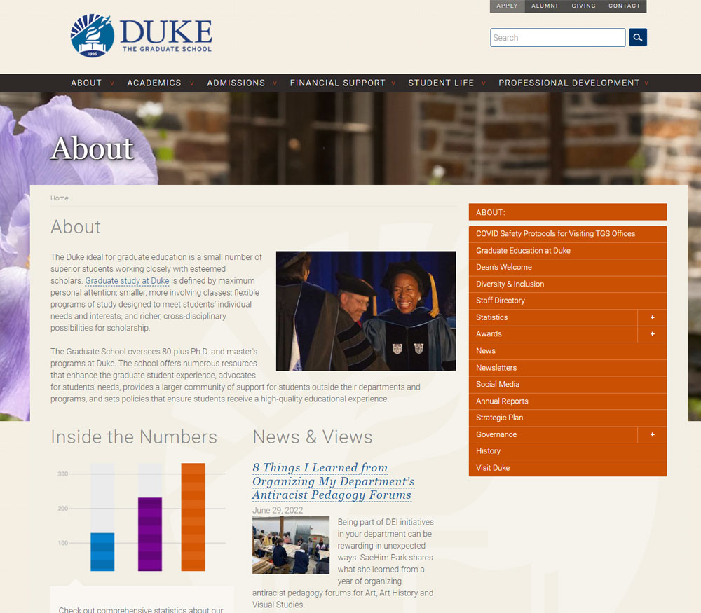 About page