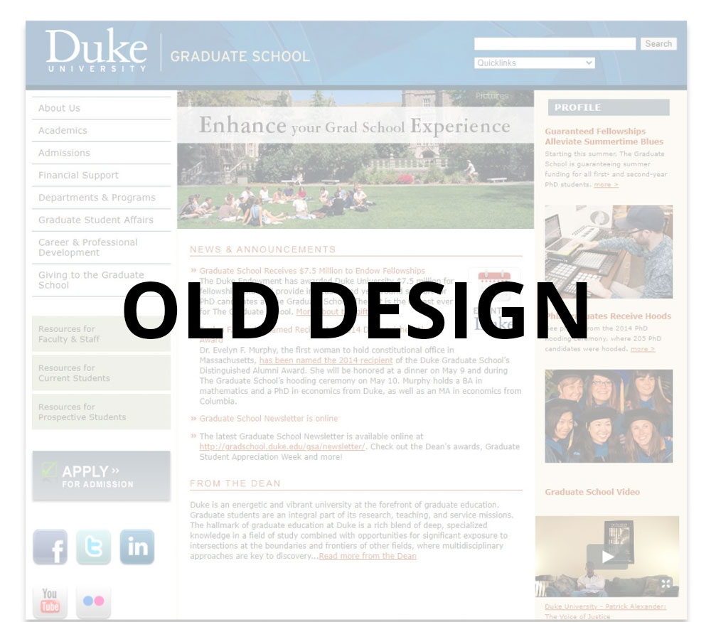 old design