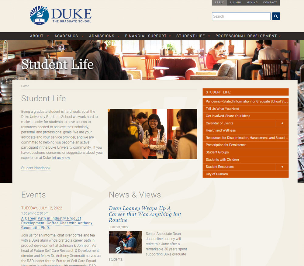 program page